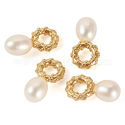 4шт. подвеска из натурального культивированного пресноводного жемчуга PALLOY-TAC0179