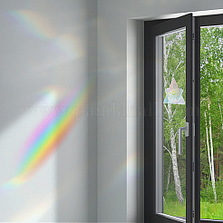 4шт 4 стиля радужные наклейки на окна для домашних животных DIY-GF0007-63