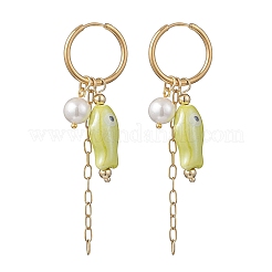 Серьги-кольца из нержавеющей стали 304&nbsp;EJEW-JE06748