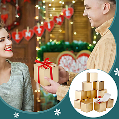 Квадратные складные бумажные коробки для хранения конфет CON-WH0106-02