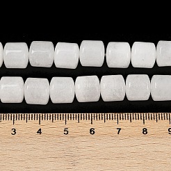 Бусины из натурального белого нефрита G-G275-D17-10x10mm