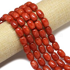 Натуральный Malaysia нефритовые бусы пряди&nbsp;G-B165-DM-10x14mm