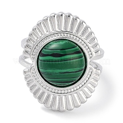 Ионное покрытие (IP) кольцо из нержавеющей стали 304 RJEW-B059-07P-01