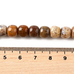 Натуральная красная радуга бусины из яшмы G-U023-B02-03