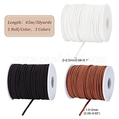 3 рулон шнура из искусственной замши 3 цветов LW-PH0002-23