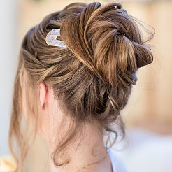 12шт 12-х цветные акриловые заколки для волос AJEW-GO0001-58