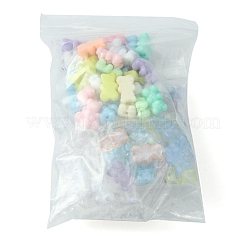 Непрозрачные и прозрачные акриловые бусины SACR-FS0001-08