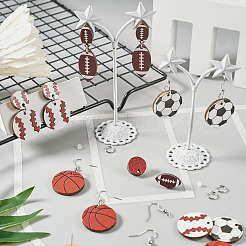 Набор для изготовления сережек на спортивную тему своими руками&nbsp;DIY-TA0006-10