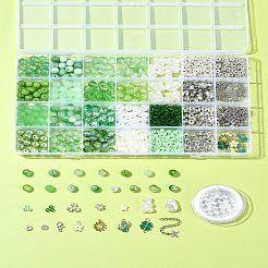 Набор для самостоятельного изготовления браслетов из стеклянных бусин&nbsp;DIY-FS0007-69