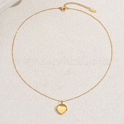 Ожерелья из нержавеющей стали с подвеской в форме сердца для Дня матери и повседневной носки BY0090