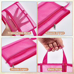 10 шт. 10 стиля нейлоновый сетчатый чехол для ручек AJEW-CP0006-76