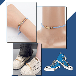 14 шт. 7 стиля созвездий тема 201 нержавеющая сталь шнурки для обуви украшения AJEW-PH0011-22