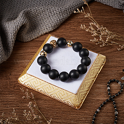 Шасси для ювелирных украшений из бархата ODIS-WH0001-33A