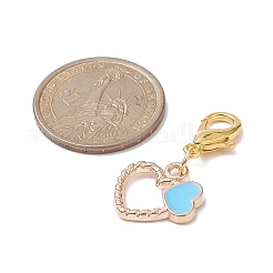 Подвесные украшения из сплава эмали HJEW-JM00997