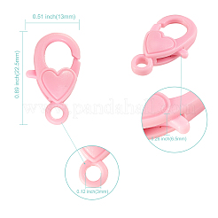 120 шт. 15 цвета пластиковые застежки в виде когтей лобстера KY-CJ0001-46