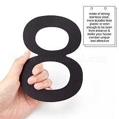 Домашний адрес из нержавеющей стали DJEW-WH0010-06EB