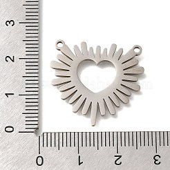 Подвески из нержавеющей стали 201 с защитой от потускнения&nbsp;STAS-B076-01P-04