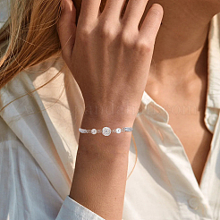 20 шт. двухцветный нейлоновый шнур для самостоятельного изготовления браслета&nbsp;AJEW-DC00015