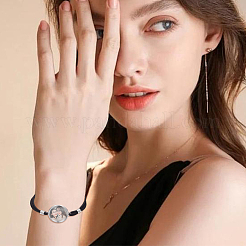 Наборы для самостоятельного изготовления браслетов из искусственной замши и алюминиевой заготовки с термопереносом DIY-DR0002-38