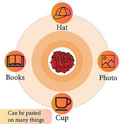 8 лист пластиковые водонепроницаемые самоклеящиеся наклейки с картинками&nbsp;DIY-WH0428-052