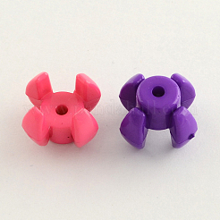 Непрозрачный акрил в сочетании бусы&nbsp;SACR-Q099-M62