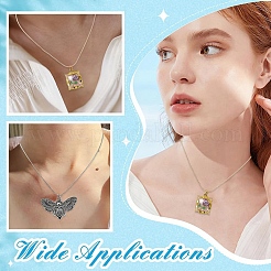 10 шт. 5-цветная 1.2-миллиметровая латунная круглая цепочка-змейка для изготовления ожерелья&nbsp;MAK-YW0001-26