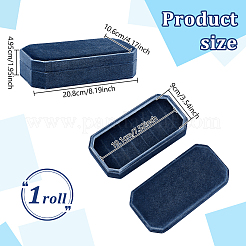 Бархатные коробки для хранения колец&nbsp;CON-WH0110-61