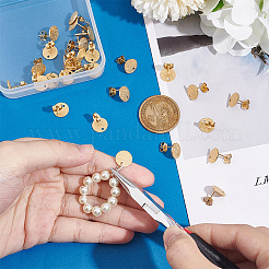 30 шт. фурнитура для сережек-гвоздиков из нержавеющей стали 304 STAS-UN0040-64