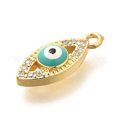 Латунные микро проложить кубического циркония подвески&nbsp;KK-U048-04G-02