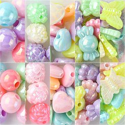 Непрозрачные акриловые бусины&nbsp;MACR-CJ0001-64