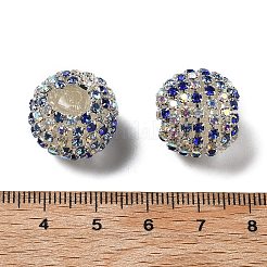 Сверкающие стеклянные стразы круглые бусины OACR-S048-01J