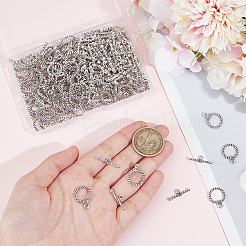 120 шт. застежки из сплава в тибетском стиле TIBE-SP0001-02