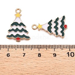 Новогодняя тема сплава эмали подвески ENAM-T020-10I