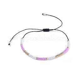 Плетеные браслеты из нейлоновой нити BJEW-JB04350-M