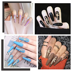 Кабошоны со стразами из сплава в 32 стилях MRMJ-CP0001-13