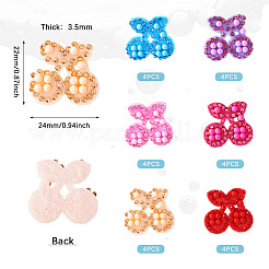 24 шт. 6-х цветные вишневые стразы&nbsp;PATC-TA0001-06