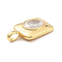 Латунные микро проложить кубического циркония подвески&nbsp;KK-E015-31G