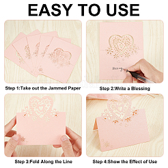 Бумажные карточки для расстановки столов AJEW-WH0270-55B