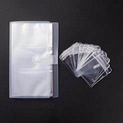 Прозрачные книги для хранения органайзера для ювелирных изделий AJEW-K033-01