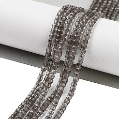 Натуральные ледяные обсидиановые бусинки G-H042-B38-01