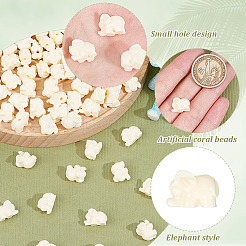 80 шт. синтетические коралловые бусины&nbsp;G-GO0001-17