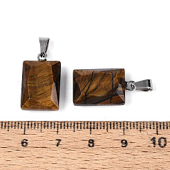 Природных тигровый глаз подвески&nbsp;G-N349-17P-01