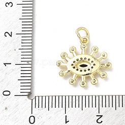 Латунные микро проложить кубического циркония подвески&nbsp;KK-H255-15B-G