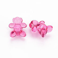 Прозрачные акриловые бусины TACR-S154-49B