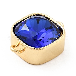 Квадратные подвески из латуни с кубическим цирконием&nbsp;KK-G419-03G