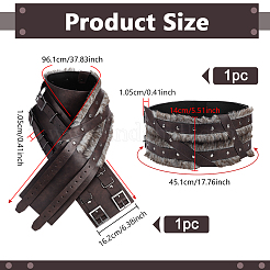 Ремень из искусственной кожи&nbsp;AJEW-WH0248-628