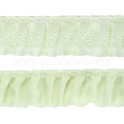 5 ярд двойной полиэстеровой кружевной отделки для украшения шитья OCOR-GF0005-06C