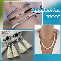 150 шт. наконечник шнура из цинкового сплава в тибетском стиле&nbsp;FIND-WR0012-60