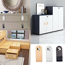 Дверные ручки из искусственной кожи&nbsp;FIND-WH0052-53A