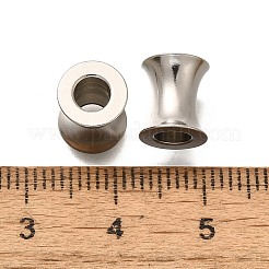 202 европейские бусины из нержавеющей стали&nbsp;STAS-F311-10P-02